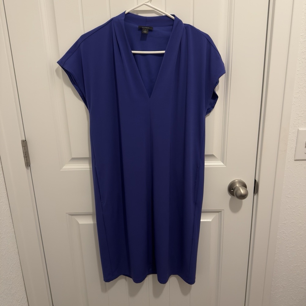 Halogen Women's Purple Short Sleeve Dress Size‎ Small